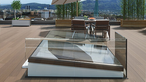 LAMILUX Flat Roof Exit Comfort Square